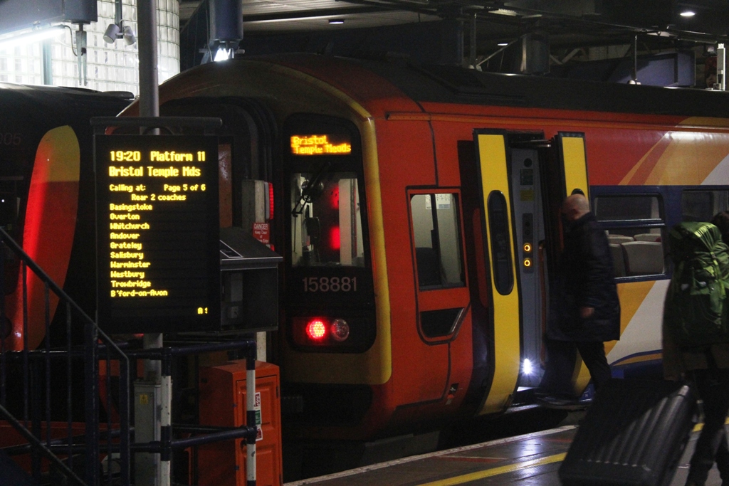 SWR Class 158 at Waterloo