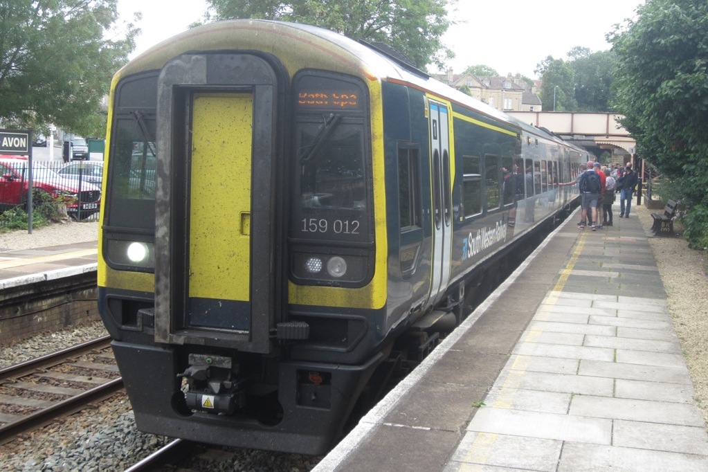 SWR Class 159 at Bradford-on-Avon